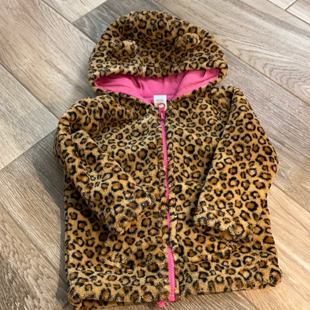 Baby leopard print jacket
